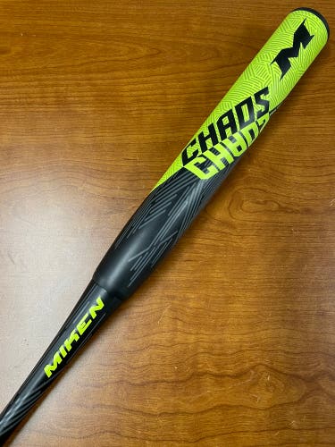 Black Miken Chaos Bat (-8) Hybrid 26 oz 34" (Used)
