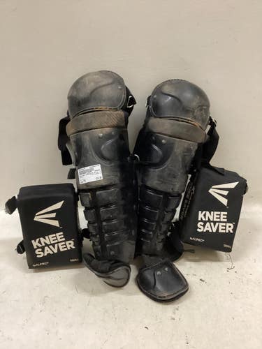 Used Rawlings LGPRDGI-B Catchers Leg Guards Black Youth 11725-S000508970
