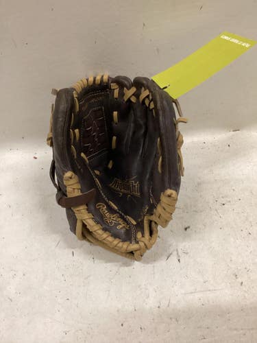Used Rawlings H100BRC BB/SB Glove RH Throw Chocolate 10" 11725-S000509023