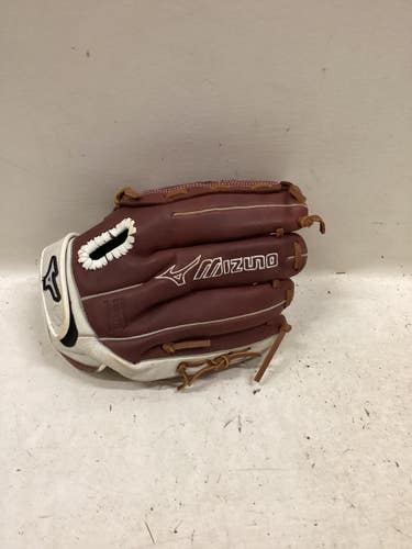 Used Mizuno GSP1201F3BR LH Throw Fastpitch Gloves Chocolate 12" 11725-S000509091