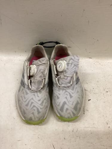 Used Adidas Jr Golf Shoes White Junior 02 11725-S000508924