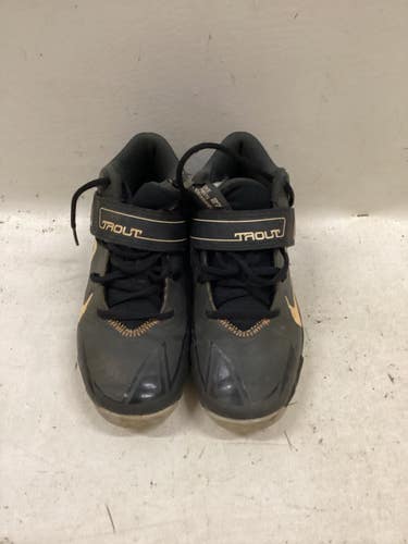 Used Nike TROUT BB/SB Cleats Black Junior 03.5 11725-S000507931