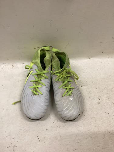 Used Nike Soccer Cleats Green And White Junior 04 11725-S000507959