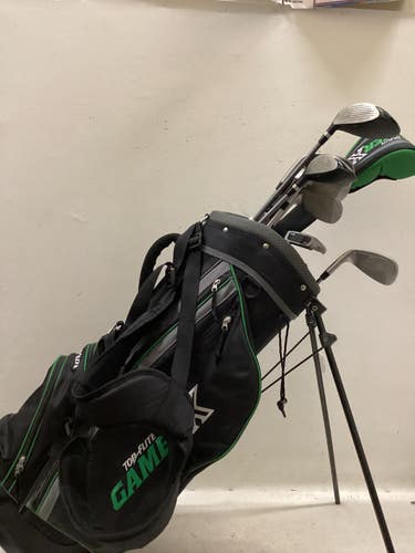 Used Top Flite GAMER Teen Package Set RH Black And Green 11 Piece 11725-S000508540