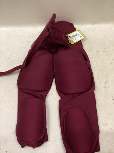 Used Alleson Youth FB Integrated Pants Maroon LG 11725-S000508688