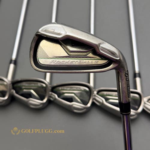 +1/2 Taylormade Rocketballz Iron Set 4-PW / Steel, Regular (306)