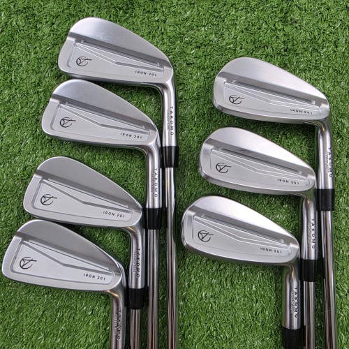 Takomo Iron 201 Forged S20C Iron Set 4-PW KBS Tour Lite Stiff Flex Steel RH