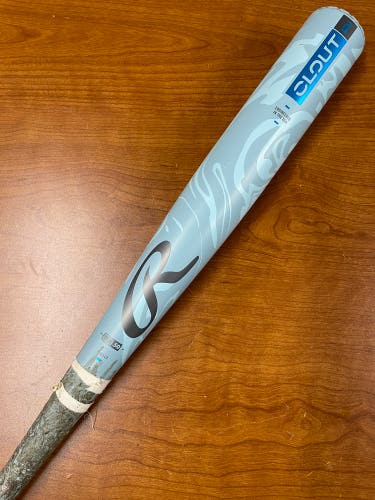 2025 Rawlings Clout AI Alloy Bat BBCOR Certified (-3) Alloy 30 oz 33" (Used)