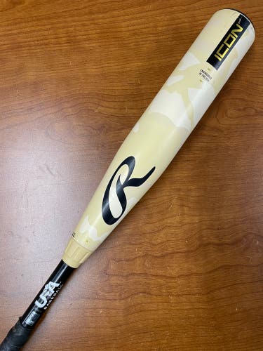 2025 Rawlings Icon Composite Bat USABat Certified (-10) Composite 19 oz 29" (Used)