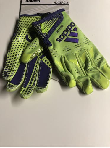 Adidas Adult Large Adizero 12 Football Receiver Gloves $60 Retail New