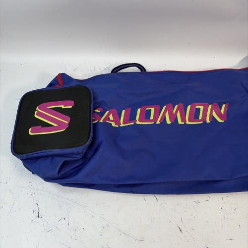 Vintage Salomon Club Purple Ski Carry Bag, 80"