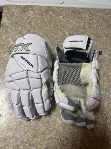13” large STX Surgeon 700 Lacrosse Gloves adult senior player lax glove