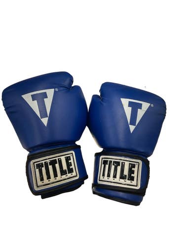 Used Title Boxing Boxing Gloves Royal Blue LG 11859-S000033942