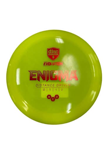 Used Discmania ENIGMA Disc Golf Driver Yellow 11859-S000033904