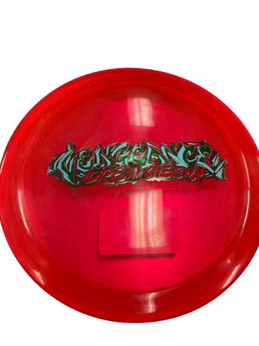 Used VENGEANCE Disc Golf Driver Red 11859-S000033898