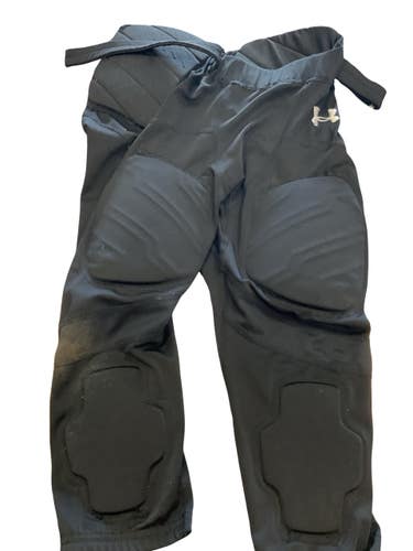 Under Armour Youth FB Integrated Pants Black LG 11859-S000033834