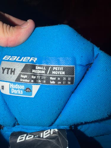 Youth Small / Medium 2021 Bauer Prodigy Hockey Goalie Pants (Used)