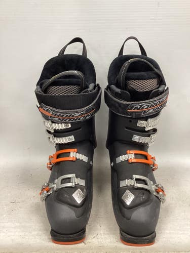 Used Nordica HELL AND BACK Mens DH Ski Boot Black 255 MP - M07.5 - W08.5 11851-S000053106
