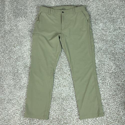 Carhartt Pants Men L Regular Green Beige Relaxed Fit Force Sun Defender Workwear