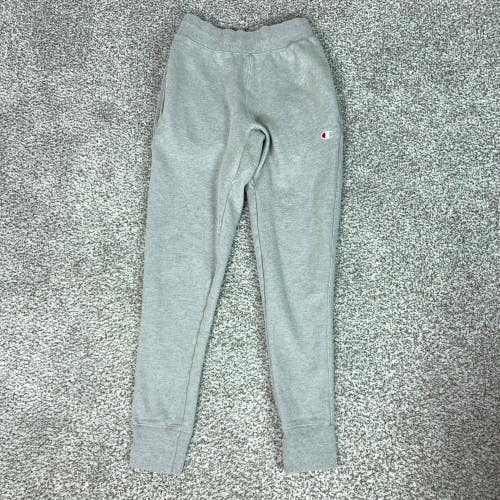 Champion Pants Mens Small Gray Reverse Weave Sweatpants Joggers Sports Lounge