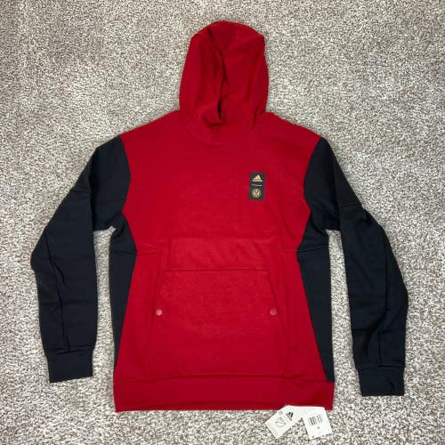 Atlanta United FC Hoodie Mens M Red Black Adidas MLS Soccer Pullover HU0076