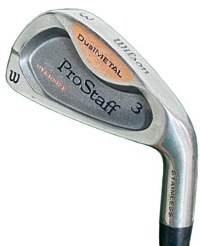 Wilson ProStaff Oversize Dual Metal 3 Iron RH Regular Flex Graphite 39" New Grip