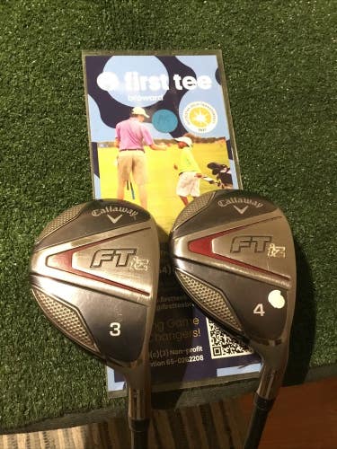 Callaway FT-iZ Hybrids Set (3H & 4H) Regular H-60g Graphite Shafts *VGC*