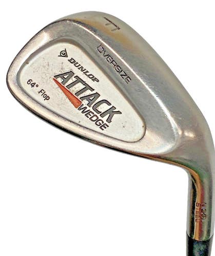 Dunlop Attack Oversize Flop Wedge 64* RH Stiff Steel 36" Nice JumboMax XS Grip