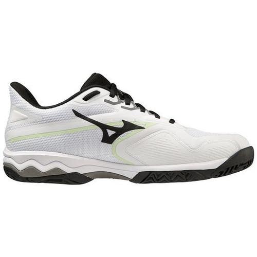 *NIB* MIZUNO MEN'S WAVE EXCEED LIGHT 2 AC TENNIS SHOES (WHITE / GRAY) SZ 8
