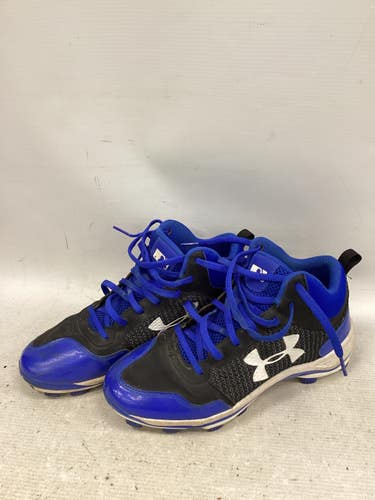 Used Under Armour DCE Adult FB Cleats Black And Royal Blue Senior 7 11851-S000052951