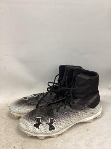 Used Under Armour HIGHLIGHT Adult FB Cleats Black Senior 13 11851-S000052974