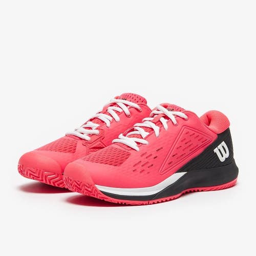 *NIB* WILSON RUSH PRO ACE JUNIOR TENNIS SHOES (DIVAPINK/BLACK/WHITE) SZ 6