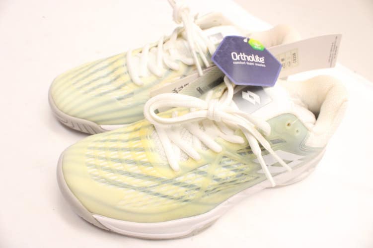 *READ* WOMEN'S LOTTO MIRAGE 100 SPEED TENNIS/PICKLEBALL SHOES (WHT/SILVER) SZ 7