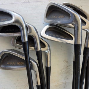 SET OF 8  YONEX A.D.K. 1001 CAVITY BACK GOLF IRONS 3-PW S GRAPHITE NEW GRIPS