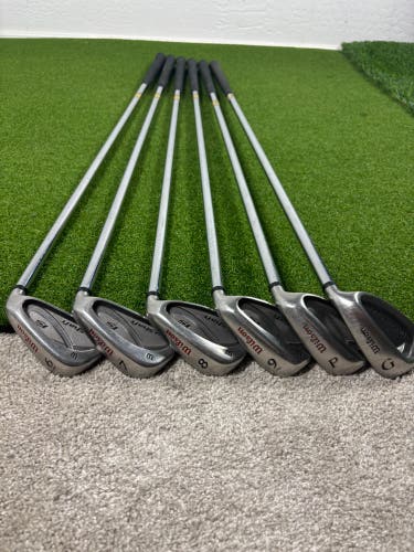 Wilson Fat Shaft FS Iron Set 6-GW RH Regular Steel 6 Clubs