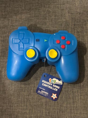Squishy Game Controller Squeezy Fidget Toy Blue New with Tags