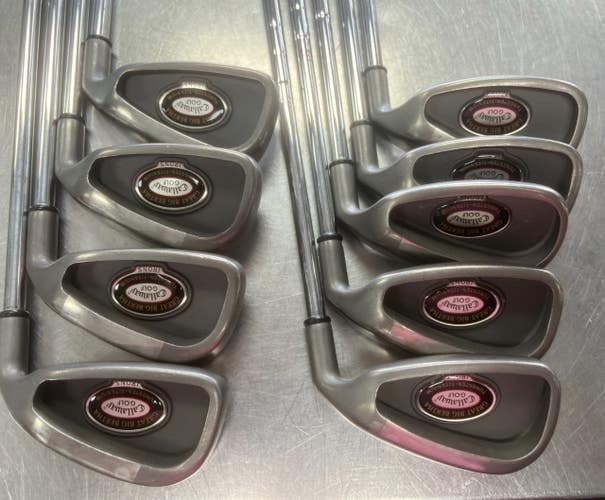 Used Callaway GREAT BIG BERTHA TUNGSTEN TITANIUM Mens Iron Set RH 3I-SW 11497-S000161792