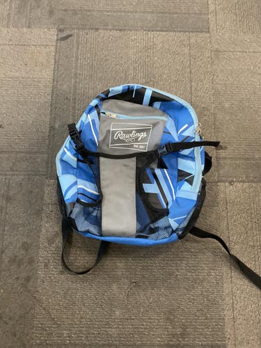 Used Rawlings REMIX BACKPACK BB/SB Player Backpack Royal Blue 11614-S000244686