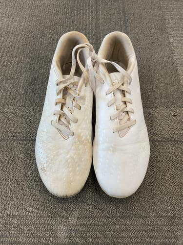 Used Adidas PREDATOR Soccer Cleats White Senior 6 11614-S000244661