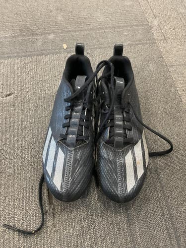Used Adidas ADIZERO Adult FB Cleats Black Senior 5 11614-S000244662