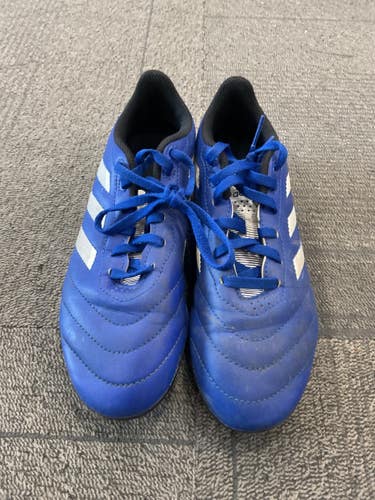 Used Adidas SOCCER CLEATS Soccer Cleats Royal Blue Junior 04.5 11614-S000244664