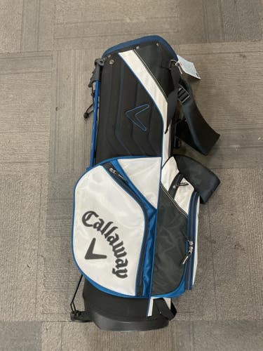 Used Callaway 6 WAY STAND BAG Mens Stand Bag White/Black/Royal 11614-S000244657