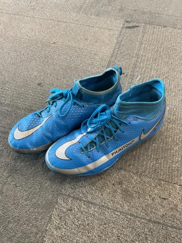 Used Nike PHANTOM GT Soccer Cleats Royal Blue Junior 05 11614-S000244651