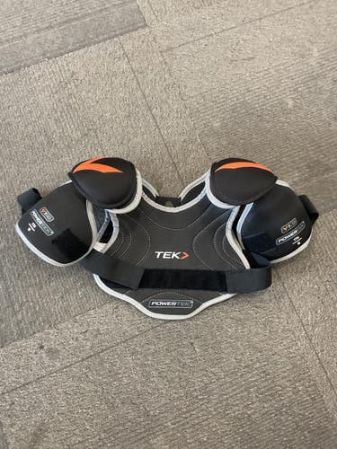 Used Powertek V1.0 Youth Shoulder Pads MD 11614-S000244647