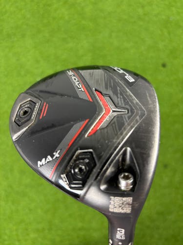 Cobra DS-ADAPT MAX Right Handed Fairway Wood Stiff Flex 3 Wood (Used)