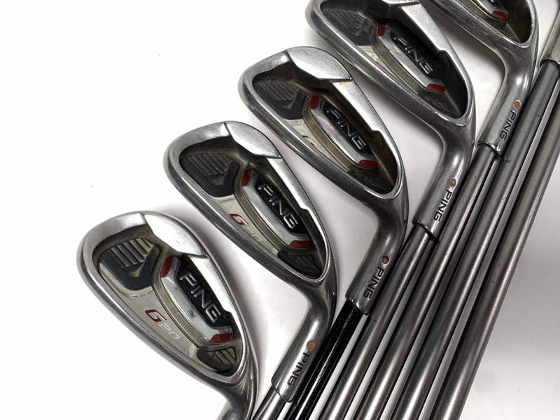Ping G20 Iron Set 6-PW+GW+SW Orange Dot TFC 169 I Regular Mens RH