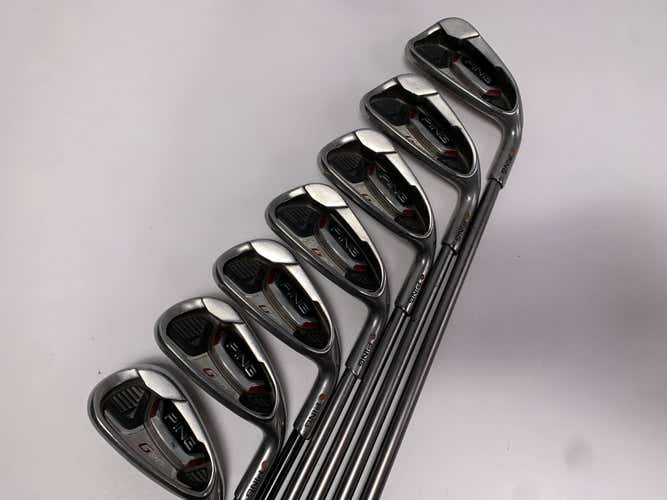 Ping G20 Iron Set 6-PW+GW+SW Orange Dot TFC 169 I Regular Mens RH -1/2''