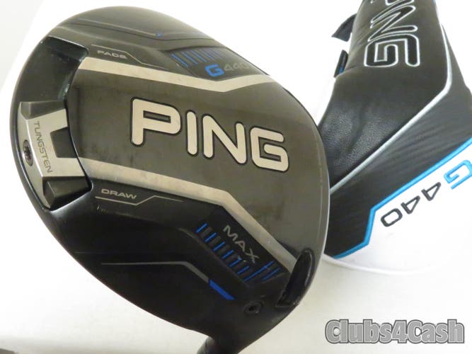 PING G440 Max Driver 9 Mitsubishi Kai'li Blue 60 Stiff Flex +Cover