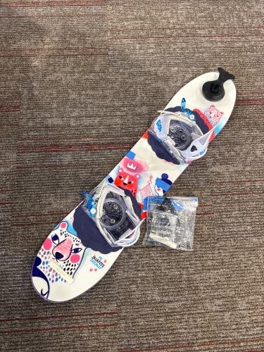 Kid's Burton Chicklet 90 cm Snowboard With Burton Grom Bindings (Used)