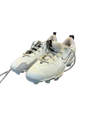 Used Nike TROUT 4.5 BB/SB Cleats White Junior 04.5 11682-S000140076